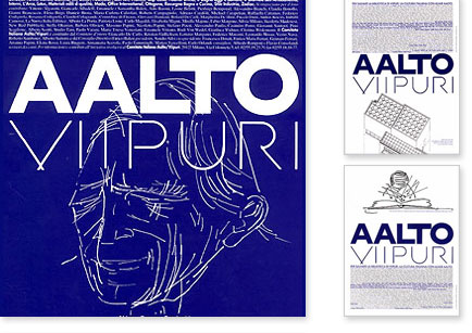 Aalto Viipuri - details of the book cover and the ads campaign